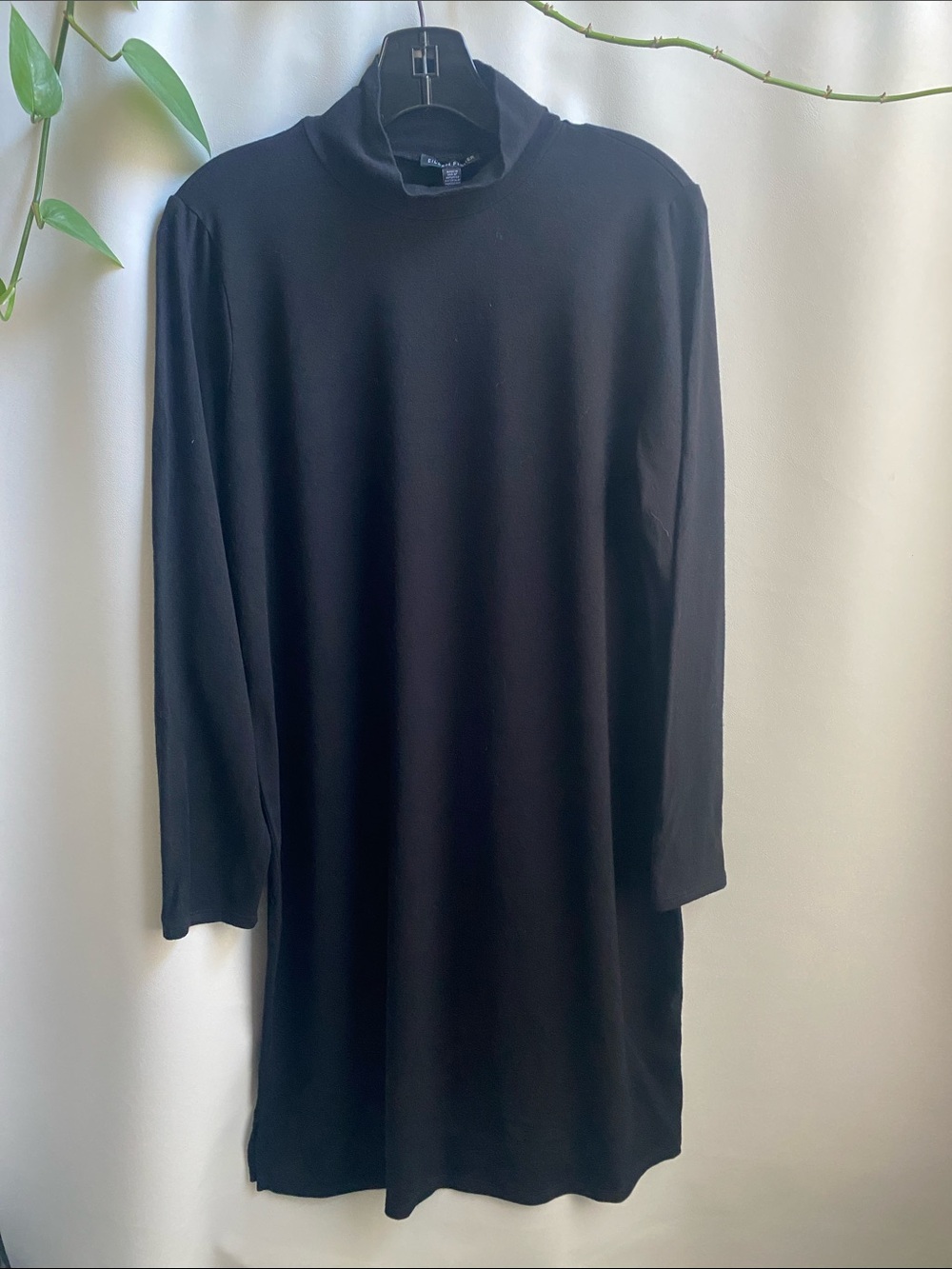 EILEEN FISHER Black viscous dress